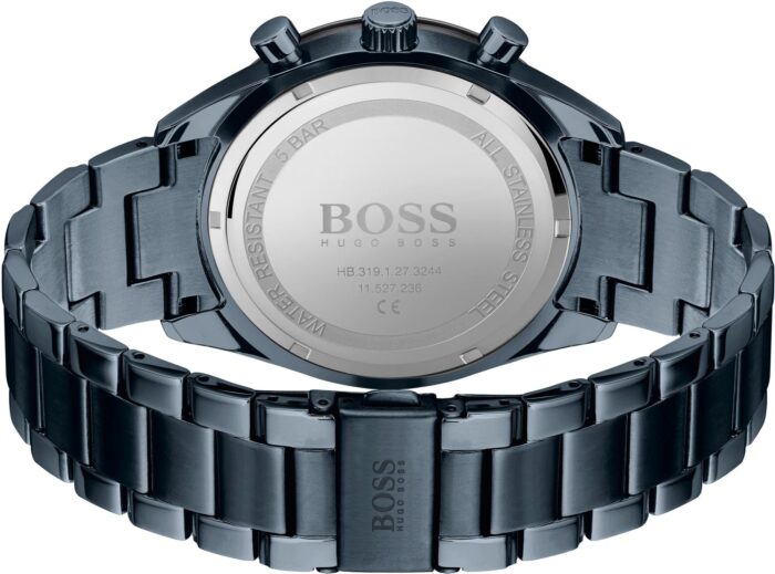 Hugo Boss Men's Chronograph Blue Stainless Steel Watch - 1513865 - Image 3
